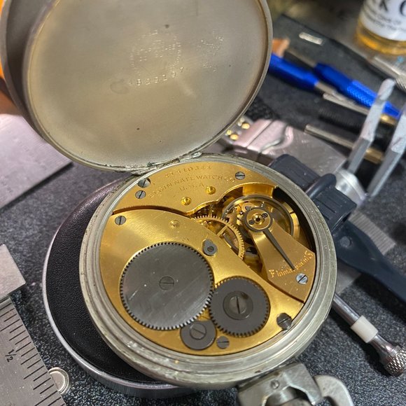 Fabulous Vintage Elgin Timer Stop Watch Mechanical Hand Wind Stop Watch - Picture 6 of 9